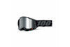 MX Goggles 100% Accuri 2 black silver mirror