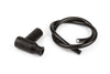 Ignition Cable with spark plug cap black