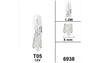 Wedge Base Lamp T5 12V 1.2W
