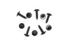 Screw Set 5x20 aluminium black (x10)