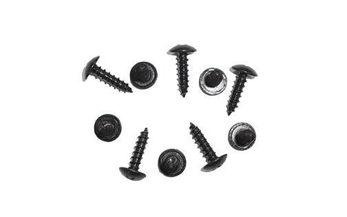 Screw Set 5x20 aluminium black (x10)