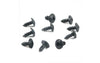 Screw Set 5,0x12mm black (x10)