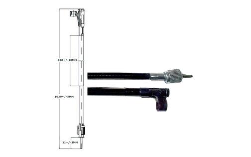 Speedometer Cable Sym Fiddle 2 / 3 50 / 125