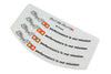 Rim Stickers Stage6 10 inch white
