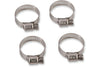 Hose Clamps stainless steel 10-27 mm (x4)