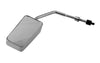 Mirror F1 right / left STR8 M8 thread (w/ left-hand adapter), chrome