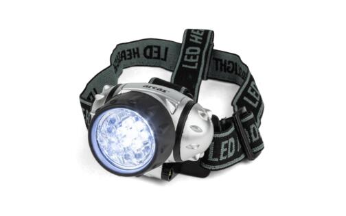 Headlamp 8 LEDs 3 modes magnetic