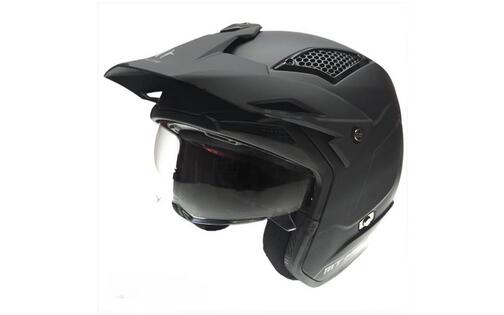 Trials Helmet MT Helmets District SV black matte