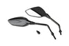 Mirror left + right universal d.8mm black