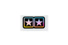 Hologram Sticker Stage6 stars 50x25mm