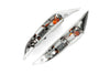 Indicators front Piaggio Zip white