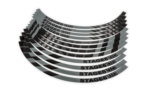 Rim Sticker Set Scooter 10" Stage6 Black