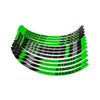 Rim Sticker Set Scooter 10" Stage6 Green