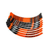 Rim Sticker Set Scooter 10" Stage6 Orange