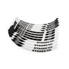 Rim Sticker Set Scooter 10" Stage6 Blanc