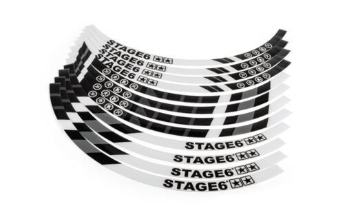 Rim Sticker Set Scooter 12" Stage6 Blanc