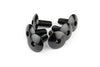 Fairing Screws aluminium M6x15 black (x6)