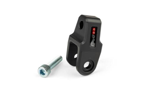 Shock Riser Stage6 CNC +40mm Minarelli / CPI / Peugeot / Kymco / GY6 black