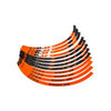 Rim Stickers Scooter 13" Stage6 orange / black