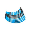Rim Stickers Scooter 13" Stage6 blue / black