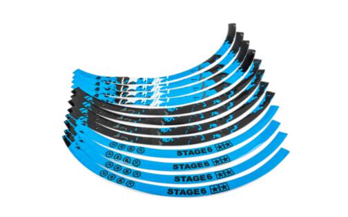 Rim Stickers Scooter 13" Stage6 blue / black