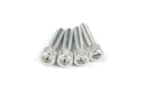 Intake Screw Set M6x25mm Alu Silver (x4)