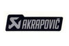 Sticker Akrapovic heat resistant 120x35mm