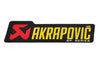 Sticker Akrapovic heat resistant 150mm