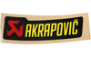 Sticker Akrapovic heat resistant 90x26mm