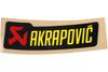 Sticker Akrapovic heat resistant 90x26mm