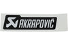 Sticker Akrapovic heat resistant 120x35mm black