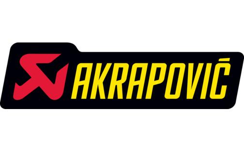 Sticker Akrapovic heat resistant 120x35mm yellow
