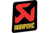 Sticker Akrapovic heat resistant 90x95mm