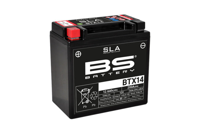 Battery SLA BS Battery BTX14 12V - 12,6Ah