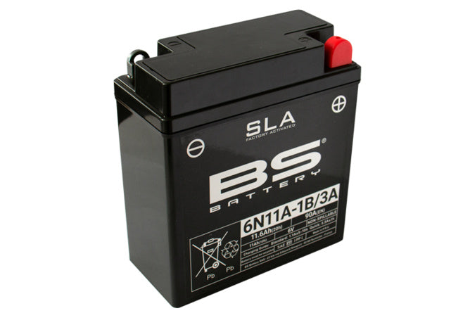 Battery SLA BS Battery 6N11A-1B/3A 6V 11,6Ah