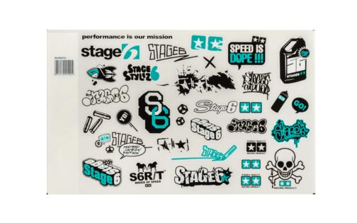 Sticker Set Stage6 A4 turquoise
