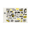 Sticker Set Stage6 A4 yellow
