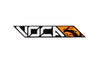 Sticker Voca orange 14x2.2cm