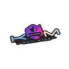 Sticker KRM Pro Ride hologram purple
