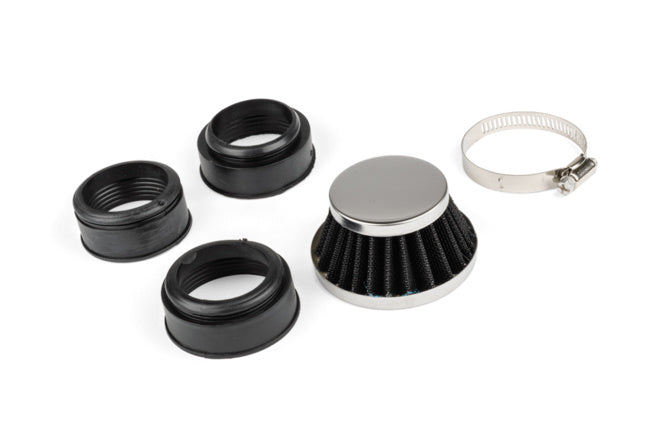Air Filter STR8 Powerfilter Shorty type KN 42 - 55mm chrome
