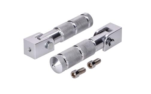 Passenger Footpegs CNC silver