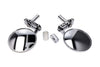 Mirror Set for handlebar ends chrome round
