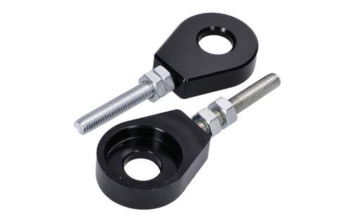 Chain Tensioner Set 12mm aluminium Puch / Simson / Kreidler / Sachs black