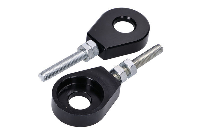 Chain Tensioner Set 12mm aluminium Puch / Simson / Kreidler / Sachs black