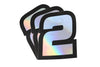 Sticker number 2 hologram Doppler 10x7,5cm (x3)