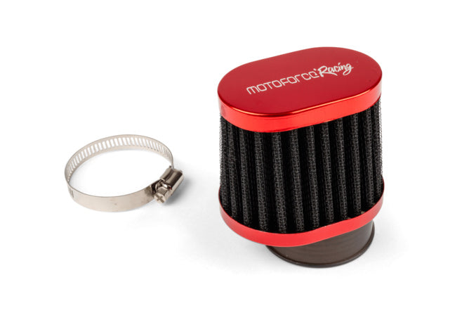 Air Filter offset Motoforce Racing type BMC 50mm PWK/VHST black / red
