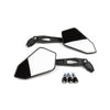 Mirror Set STR8 right + left road-legal black