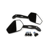 Mirror Set STR8 Street II M8/M10 adapter black