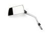 Mirror left white Groove D.8mm