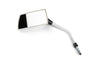 Mirror left white Groove D.8mm